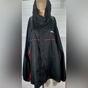 DUNBROOKE BACK AND RED LIGHTWEIGHT WINDBREAKER MEN’S SIZE 3XL